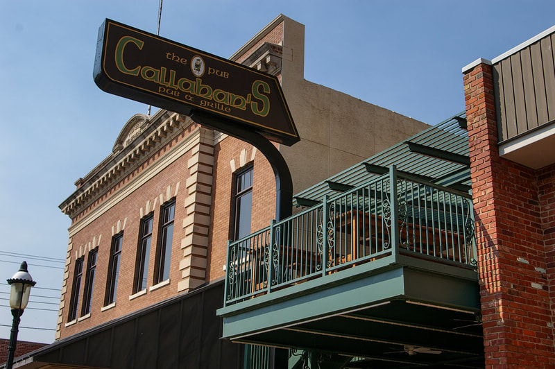 Callahan's Pub & Grille exterior with 2-story patio