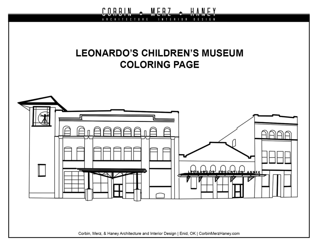 Coloring Page of Leonardo's Children's Museum