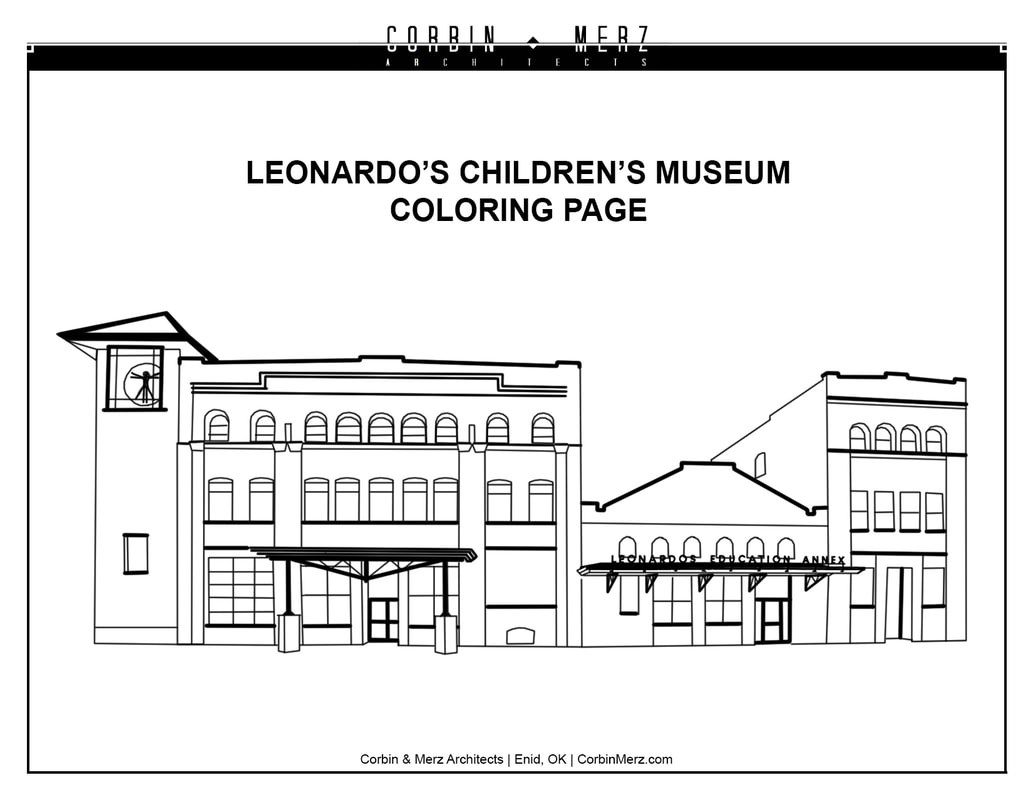 Coloring Page of Leonardo's Children's Museum